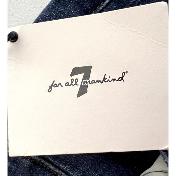 7 For All Mankind Ankle Gwenevere Jeans Women 23 x 32 Denim 5 Pocket High Waist - Picture 13 of 15